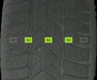 225/55 R17 97H WINTERREIFEN BMW 5ER G30 17 ZOLL ALU KOMPLETTSATZ 4-5MM - Bild 6