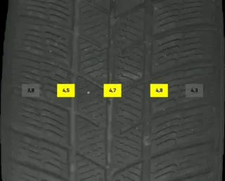215/55 R17 98V WINTERREIFEN SEAT ATECA 5FP 17 ZOLL ALU KOMPLETTSATZ 4-5MM - Bild 8