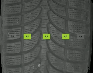 235/60 R18 WINTERREIFEN MERCEDES GLC W253 18 ZOLL ALU KOMPLETTSATZ 4-6MM - Bild 5