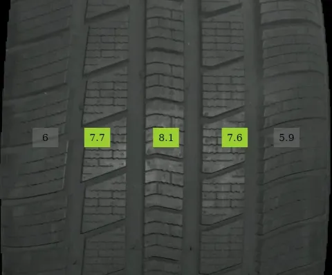 Background image for 2x 255/50 R20 109W Ganzjahrreifen Radar Dimax 4 season 7mm DOT 2720