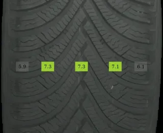 205/60 R16 WINTERREIFEN VW T-ROC 16 ZOLL STAHLFELGEN KOMPLETTSATZ 5-7MM - Bild 5