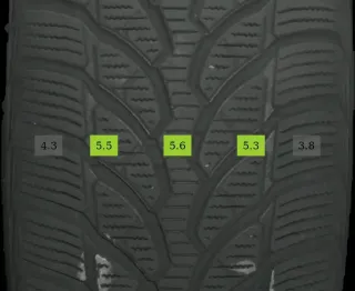 205/60 R16 WINTERREIFEN C-KLASSE W205 16 ZOLL ALUFELGEN KOMPLETTSATZ 4-5MM - Bild 5