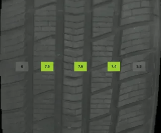 2x Allwetterreifen 205/60 R16 96v Radar Dimax 4 Season DOT 4924 7mm - Bild 1