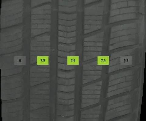 Background image for 2x Allwetterreifen 205/60 R16 96v Radar Dimax 4 Season DOT 4924 7mm