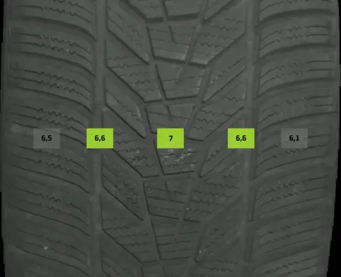 Background image for 4x Winterreifen 225/45 R18 95v Hankook Wintericeptevo DOT 1624 7mm