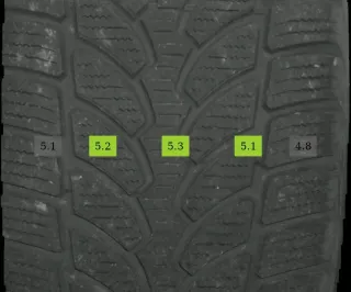 225/50 R17 WINTERREIFEN C-KLASSE W205 17 ZOLL ALUFELGEN KOMPLETTSATZ 4-5MM - Bild 7