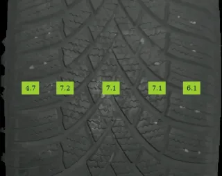 215/65 R17 WINTERREIFEN SKODA KODIAQ NS 17 ZOLL ALUFELGEN KOMPLETTSATZ 5-7MM - Bild 6