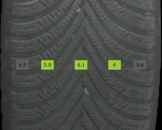 205/60 R16 WINTERREIFEN B-KLASSE W247 16 ZOLL ALUFELGEN KOMPLETTSATZ 5-7MM - Bild 6