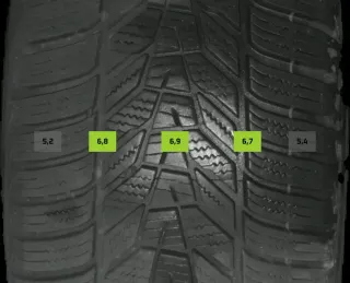 225/55 R18 102V WINTERREIFEN AUDI A6 4K 18 ZOLL ALUMINIUM KOMPLETTSATZ 5-6MM - Bild 6