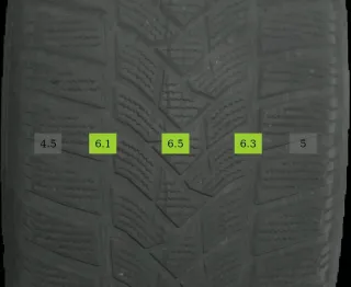215/65 R16 WINTERREIFEN VOLVO S60 16 ZOLL ALUFELGEN KOMPLETTSATZ 5-6MM - Bild 6