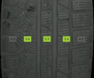 235/45 R18 WINTERREIFEN VOLVO V60 18 ZOLL ALUFELGEN KOMPLETTSATZ 5-6MM - Bild 8