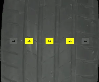 205/55 R17 91W SOMMERREIFEN A-KLASSE W177 17 ZOLL ALUMINIUM Kompletträder 4MM - Bild 7