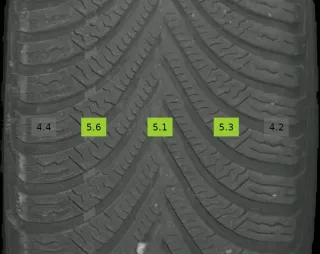 215/65 R17 WINTERREIFEN SKODA KODIAQ NS 17 ZOLL STAHLFELGEN 4-5MM KOMPLETTSATZ - Bild 8