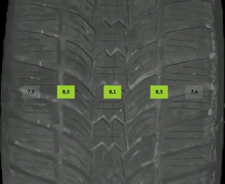 225/55 R17 101V WINTERREIFEN BMW 5ER G30 17 ZOLL ALUMINIUM KOMPLETTSATZ 7MM - Bild 6