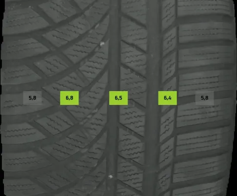 Background image for 2x Winterreifen 275/30 R20 97w Kumho Wintercraft DOT 2024 6mm