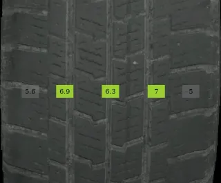 195/65 R16 WINTERREIFEN V-KLASSE W447 16 ZOLL STAHLFELGEN KOMPLETTSATZ 4-6MM - Bild 7