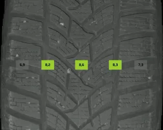 205/55 R17 95V WINTERREIFEN A-KLASSE W177 17 ZOLL ALU KOMPLETTSATZ 6-7MM - Bild 6