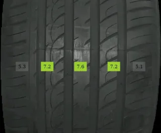 275/40 R18 103Y Sommerreifen Radar Dimax R8 7mm DOT 1621 - 2 REIFEN - Bild 2