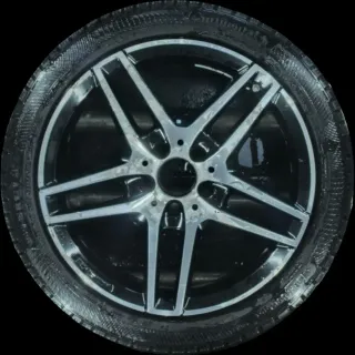 2X 265/35 R18 WINTERREIFEN AMG E-KLASSE W212 18 ZOLL ALUMINIUM KOMPLETTSATZ 6MM - Bild 1