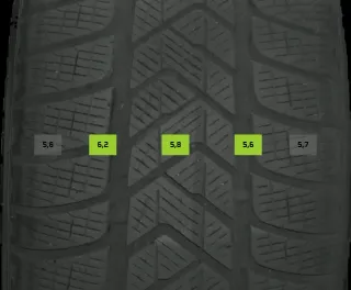 235/60 R18 WINTERREIFEN GLC W253 18 ZOLL ALU KOMPLETTSATZ 4-5MM - Bild 7