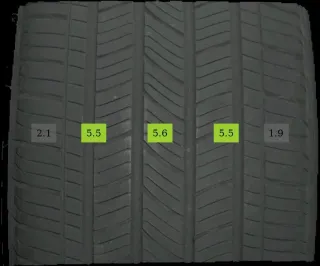 255/55 R20 110V SOMMERREIFEN FORD EXPLORER 20 ZOLL ALU Kompletträder 5-6MM - Bild 5