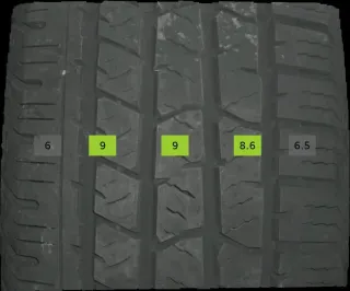 4x 265/60 R18 110T SOMMERREIFEN CONTINENTAL CROSSCONT 8MM DOT0418 - Bild 3