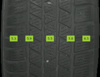 215/65 R16 WINTERREIFEN AUDI Q3 83A 16 ZOLL ALUFELGEN KOMPLETTSATZ 5-6MM - Bild 5