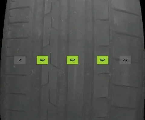 Background image for 2x Sommerreifen 255/35 R21 98y Continental Sportcontact6 DOT2523 6mm