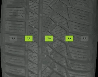 235/55 R19 105V WINTERREIFEN MERCEDES GLC W253 19 ZOLL ALU KOMPLETTSATZ 6MM - Bild 8