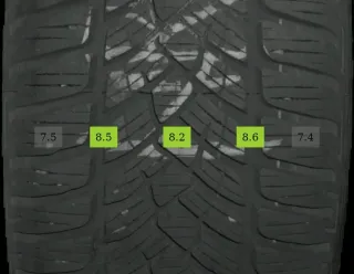 205/55 R16 WINTERREIFEN A-KLASSE W176 16 ZOLL ALUFELGEN KOMPLETTSATZ 7-8MM - Bild 7