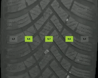205/55 R17 95V WINTERREIFEN SKODA OCTAVIA NX 17 ZOLL ALU KOMPLETTSATZ 4-6MM - Bild 5