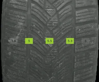 225/45 R18 WINTERREIFEN C-KLASSE W206 18 ZOLL ALUFELGEN KOMPLETTSATZ 5-6MM - Bild 6
