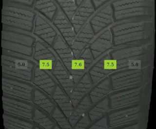 205/55 R16 WINTERREIFEN AUDI A4 8K 16 ZOLL ALUFELGEN KOMPLETTSATZ 7MM - Bild 7