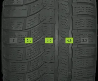 235/45 R19 99V WINTERREIFEN AUDI Q3 8U 19 ZOLL ALU KOMPLETTSATZ 4MM - Bild 5