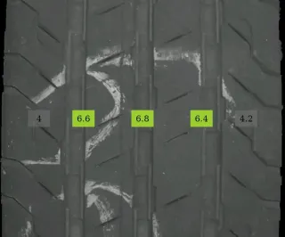 4x Sommerreifen 215/75 R16 116R Continental DOT5022 6-8mm - Bild 4