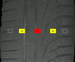 215/55 R17 98V WINTERREIFEN SKODA SUPERB 3V 17 ZOLL ALU KOMPLETTSATZ 3V0601025BH - Bild 8