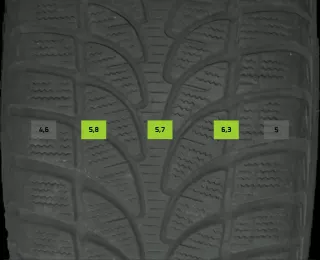 235/60 R18 WINTERREIFEN MERCEDES GLC W253 18 ZOLL ALU KOMPLETTSATZ 4-6MM - Bild 6