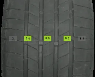 2x 255/50 R19 103T Sommerreifen Bridgestone Bridgestone Turanza Eco 5mm DOT 1721 - Bild 2