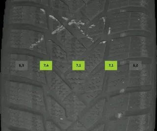 205/55 R16 91H WINTERREIFEN VW GOLF 7 VII 16 ZOLL STAHL KOMPLETTSATZ 5-7MM - Bild 6
