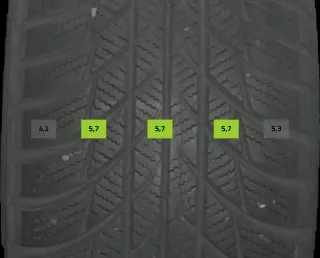215/65 R17 WINTERREIFEN VW TIGUAN 5N (II) 17 ZOLL STAHL KOMPLETTSATZ - Bild 5