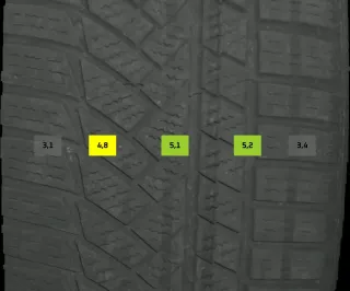 225/50 R17 94H WINTERREIFEN C-KLASSE W205 17 ZOLL ALUMINIUM KOMPLETTSATZ 4MM - Bild 8