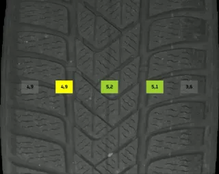 225/55 R17 97H WINTERREIFEN BMW 5ER G30 17 ZOLL ALU KOMPLETTSATZ 4-5MM - Bild 8