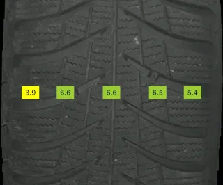 215/65 R17 99H WINTERREIFEN SEAT TARRACO 17 ZOLL ALU KOMPLETTSATZ 6-7MM - Bild 8