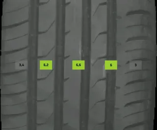 2x Sommerreifen 225/60 R17 99Y Maxxis Premitra 5 DOT 4822 6mm - Bild 3