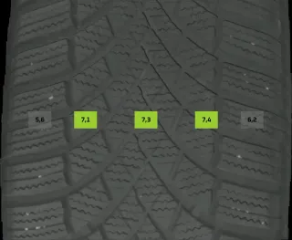 205/55 R17 95V WINTERREIFEN MERCEDES CLA F2C 17 ZOLL ALU KOMPLETTSATZ 5-7MM - Bild 8