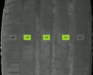 2x Sommerreifen 245/40 R19 98Y Falken Azenis DOT 1521/4520 6mm - Bild 2