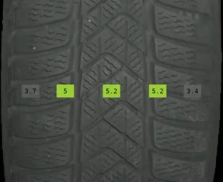 225/55 R17 WINTERREIFEN BMW 5ER G30  17 ZOLL ALUFELGEN KOMPLETTSATZ 4-5MM - Bild 8
