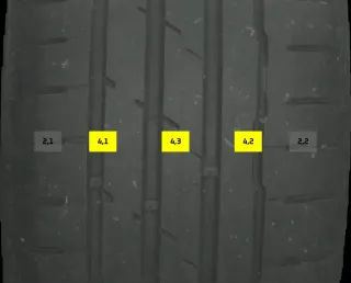 225/55 R17 101Y SOMMERREIFEN BMW 5ER G30 17 ZOLL ALUMINIUM Kompletträder 3.43 MM - Bild 7