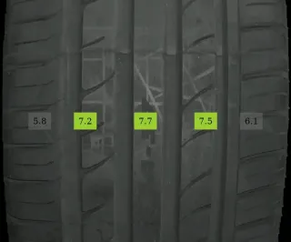 AUDI A7 4G 255/40 R19 SOMMERREIFEN 19 ZOLL ALUFELGEN Kompletträder 7MM - Bild 6