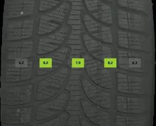 235/60 R18 103H WINTERREIFEN MERCEDES GLC W253 18 ZOLL ALU KOMPLETTSATZ 7MM - Bild 5